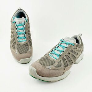 Ecco Biom Women's FJuel Racer Lace up Cross Trainers Shoes Taupe Sz 40 9 9.5‎ US